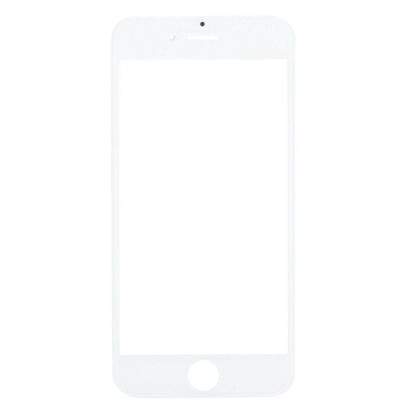 Front Screen Outer Glass Lens with Front LCD Screen Bezel Frame & OCA Optically Clear Adhesive for iPhone 6 Plus(White)