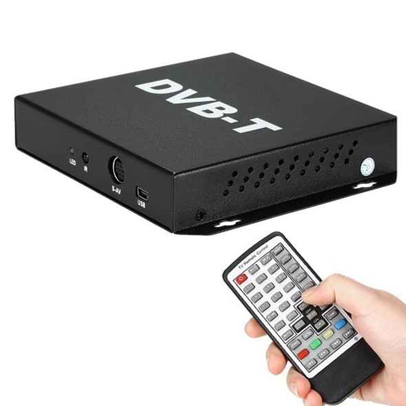 DVB-T998 Car Mobile DVB-T Digital TV Receiver Box with Remote Control (Black)