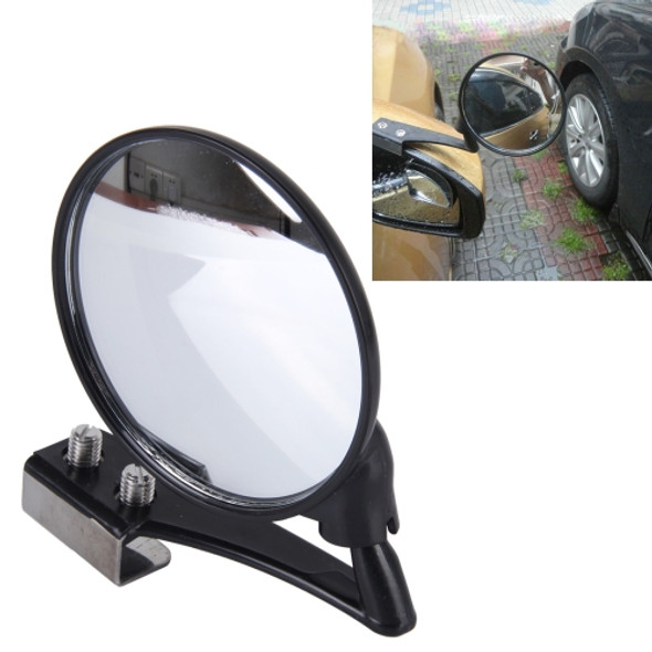 Vehicle Front Blind Area Wide-angle Adjustable Right Side Observation Mirror(Black)