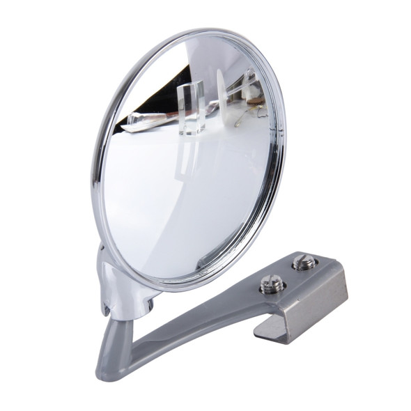 Vehicle Front Blind Area Wide-angle Adjustable Left Side Observation Mirror(Silver)