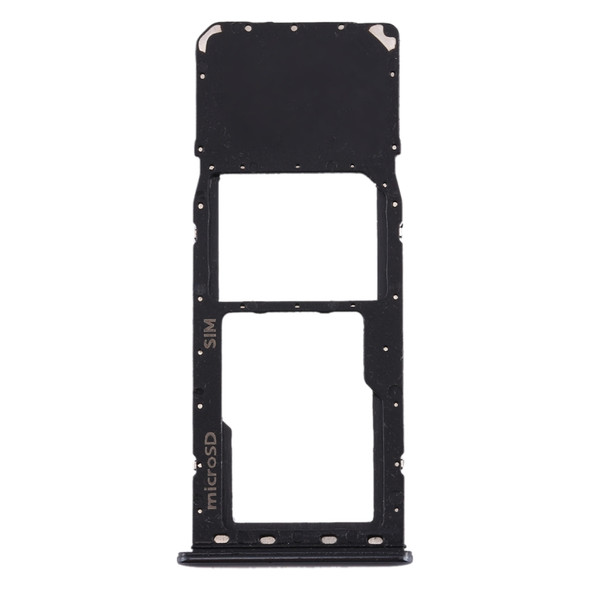 SIM Card Tray + Micro SD Card Tray for Galaxy A20 A30 A50 (Black)