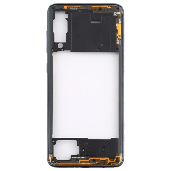 Rear Housing Frame with Side Keys for Galaxy A70S (Black)