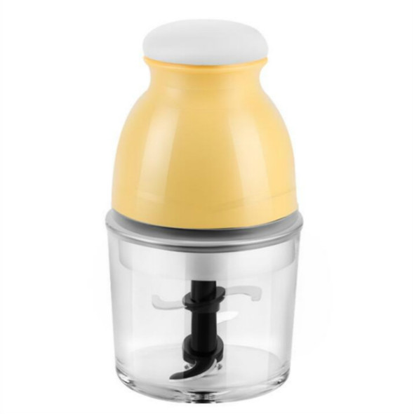 Portable Mixing Cup Electric Soy Milk Juicer Multi-function Cooking Machine Home Meat Grinder(Beige)