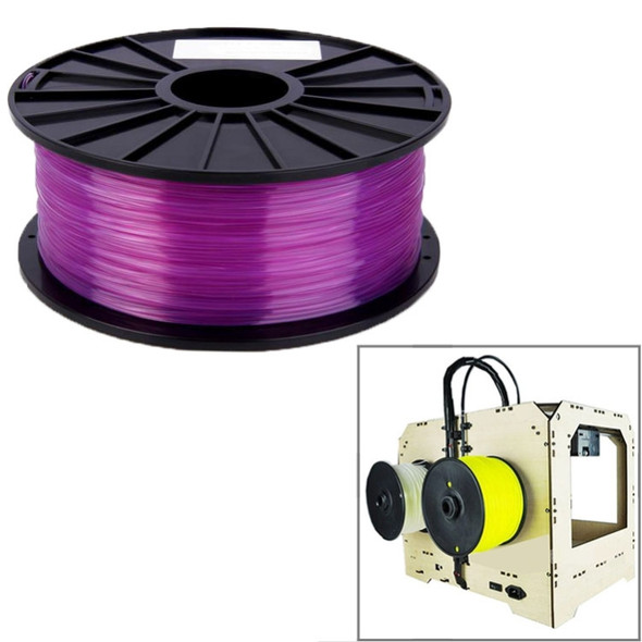 PLA 1.75 mm Transparent 3D Printer Filaments(Purple)