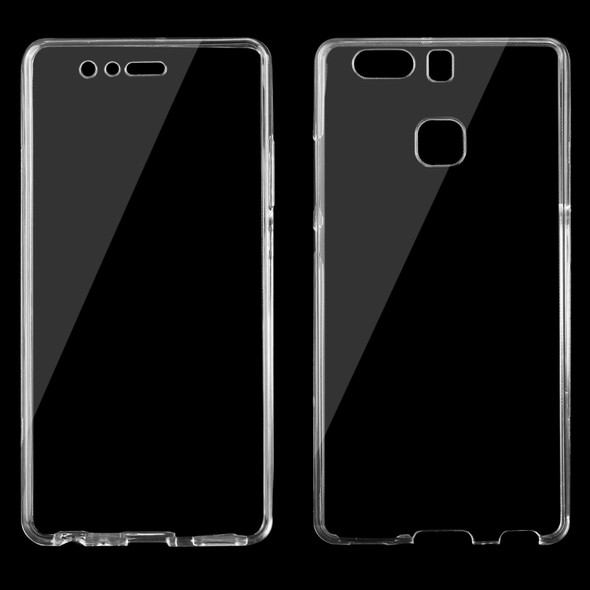 For Huawei  P9 0.75mm Double-sided Ultra-thin Transparent TPU Protective Case(Transparent)