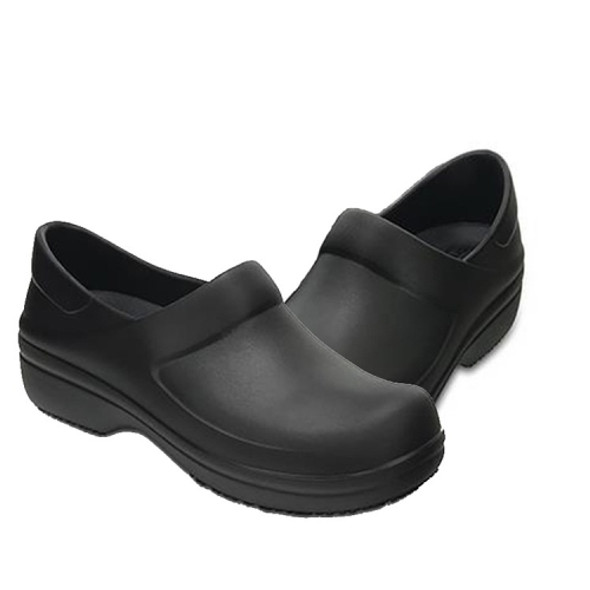 Chef Shoes Non-slip Kitchen Shoes Canteen Chef Cleaning Work Shoes Hotel Work Shoes, Size:44(Black)