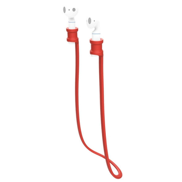 Silicone Anti-lost String for Huawei Honor FlyPods / FlyPod Pro / FreeBuds2 / FreeBuds2 Pro, Cable Length: 68cm(Red)
