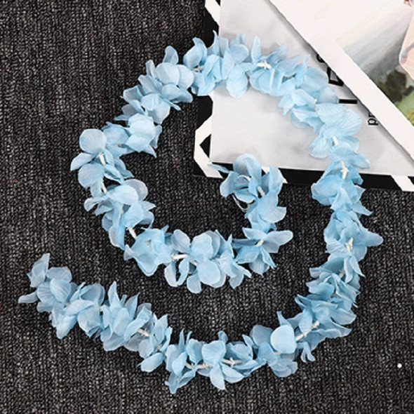 10 PCS 1M Simulation Orchids String Wedding Arrangement Flower Strip Stage Decoration Supplies(Blue)
