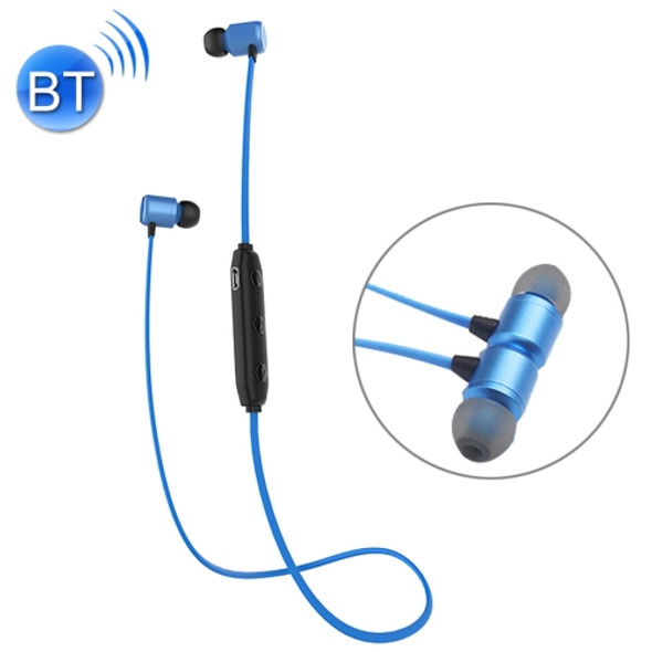 XRM-X4 Sports IPX4 Waterproof Magnetic Earbuds Wireless Bluetooth V4.2 Stereo Headset with Mic, For iPhone, Samsung, Huawei, Xiaomi, HTC and Other Smartphones(Blue)