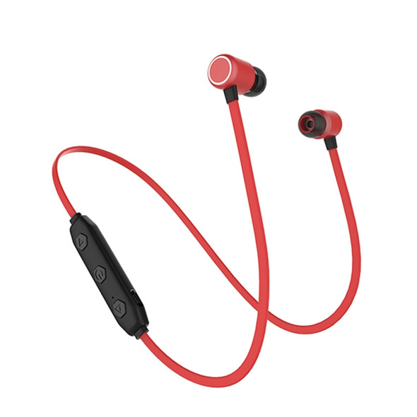 XRM-X4 Sports IPX4 Waterproof Magnetic Earbuds Wireless Bluetooth V4.2 Stereo Headset with Mic, For iPhone, Samsung, Huawei, Xiaomi, HTC and Other Smartphones(Red)