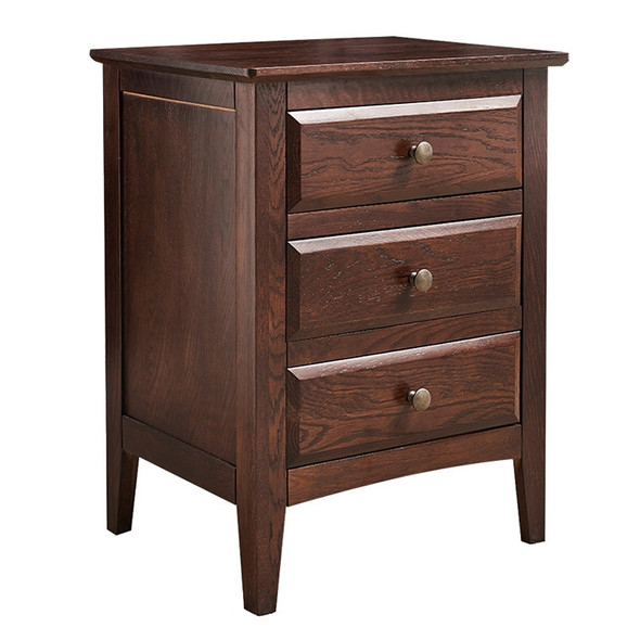 Modern Minimalist Solid Wood Storage Cabinet Locker Bedroom Full Bedside Table