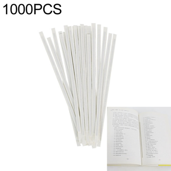 1000 PCS 16cm Iron-based EM Anti-Theft Double Sided Magnetic Strip for Book Security