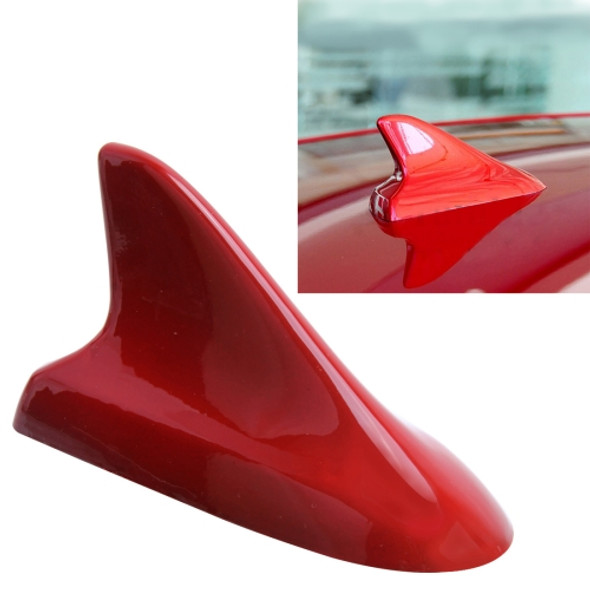 A-886 Car Auto Shark Fin Dome Antenna Decoration for Honda Buick Nissan Hyundai Toyota Volkswagen Mazda(Red)