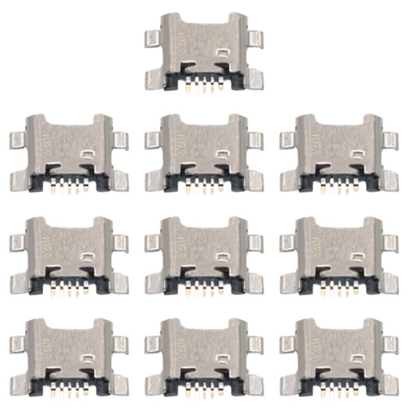 10 PCS Charging Port Connector for Huawei Enjoy 9s / Enjoy 8 Plus