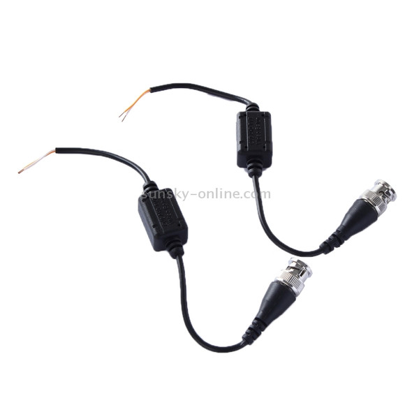 2 PCS HD3015 Waterproof Coaxial CVI/TVI/AHD Passive Transceiver Video Balun