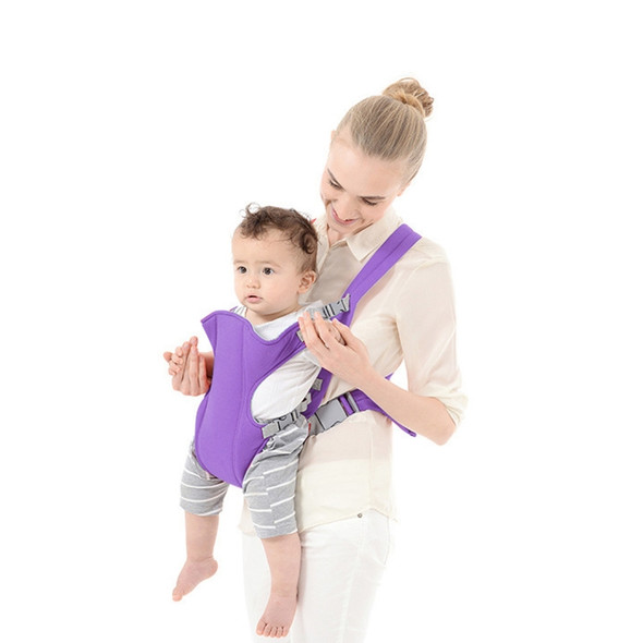 Infant Baby Ergonomic Breathable Mesh Sling Backpack Kangaroo Carrier for 1-4 Age(Purple)