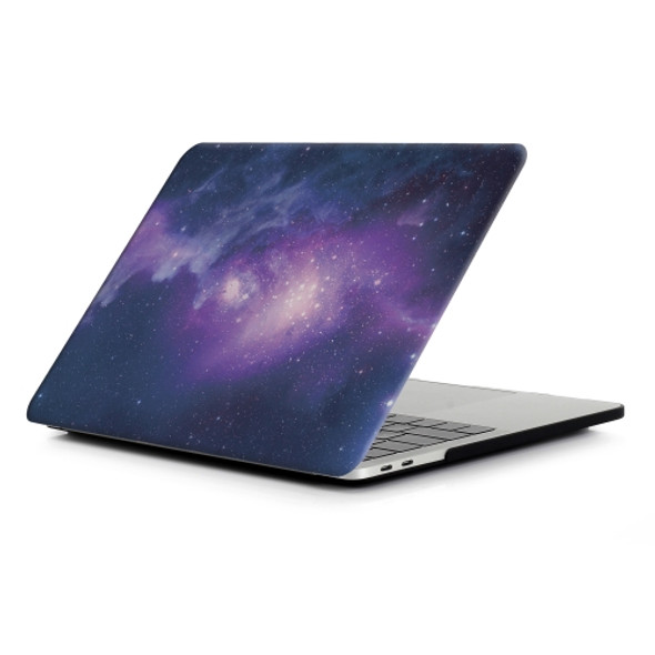 Blue Starry Sky Pattern Laptop Water Decals PC Protective Case for MacBook Pro 13.3 inch A1989 (2018)