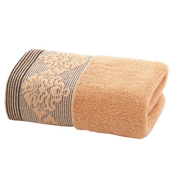 Absorbent Towel Face Towel Bathroom Thick Soft Cloth Wipe Towel, Size: 35x75cm(Brown)