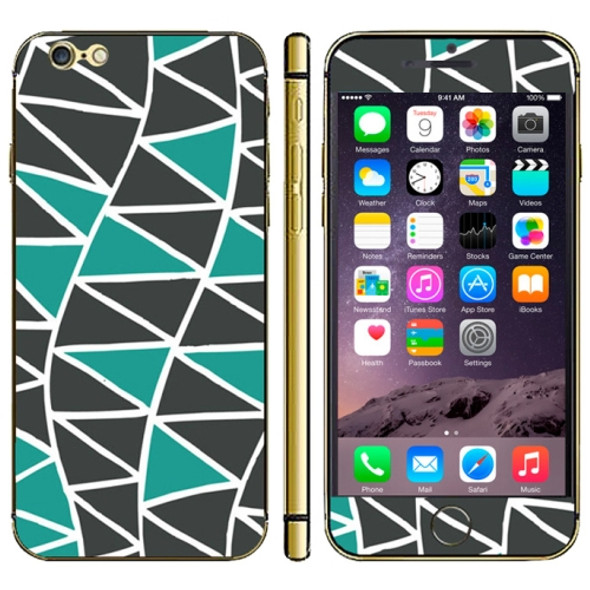 Triangle Pattern Mobile Phone Decal Stickers for iPhone 6 Plus & 6S Plus