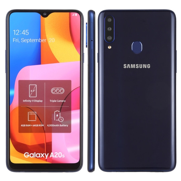 Original Color Screen Non-Working Fake Dummy Display Model for Galaxy A20s (Dark Blue)