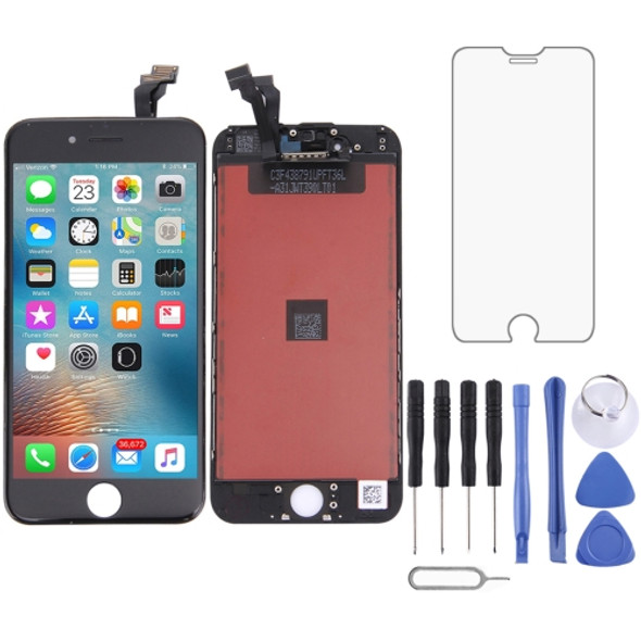 LCD Screen and Digitizer Full Assembly with Frame for iPhone 6(Black)