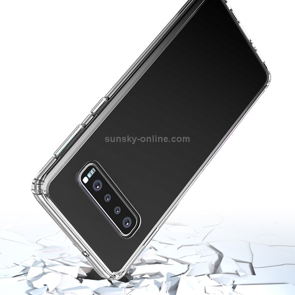 Scratchproof TPU + Acrylic Protective Case for Galaxy S10 (Black)