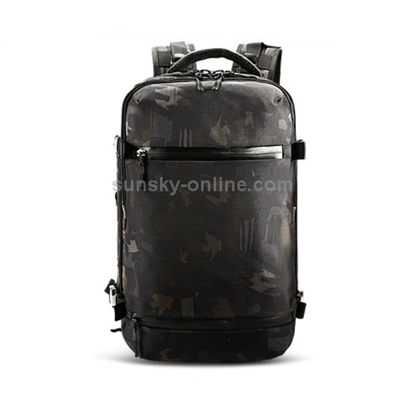 Ozuko 8983 Large Capacity Waterproof Travel Outdoor USB Shoulder Backpack 17 Inch(Camouflage)
