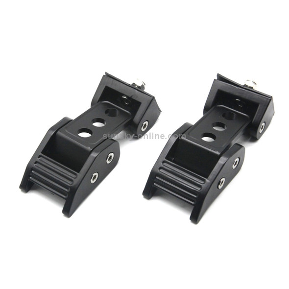 2 PCS Car Anti-Theft Three Holes Hood Latch Locking Catch Buckle Engine Cover for Jeep Wrangler JK 2007-2017