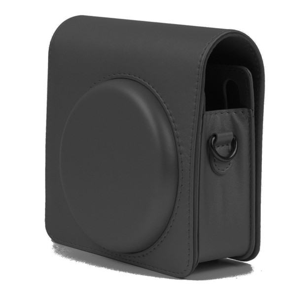 Pearly Lustre PU Leather Case Bag for FUJIFILM Instax SQUARE SQ6 Camera, with Adjustable Shoulder Strap(Black)