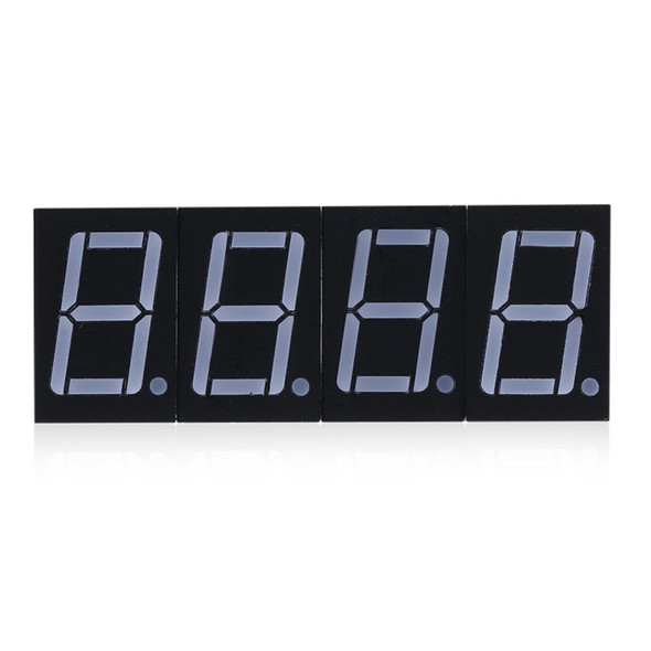 4 PCS Landa Tianrui LDTR - YJ040 Red LED Digital 7-Segment Display 10 Pin Common Anode