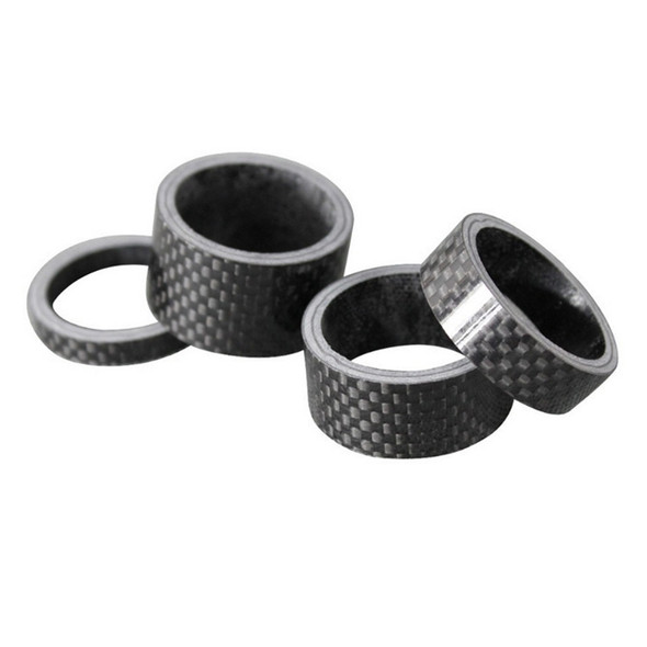 Bicycle Front Fork Headset Carbon Fiber Gasket Stem Wrist Backing Ring 3K Carbon Fiber 5 / 10 / 15 / 20mm