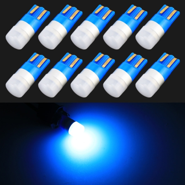 10 PCS T10 / W5W / 168 / 194 DC12V / 0.6W 1LEDs SMD-3030 Car Clearance Light (Ice Blue Light)