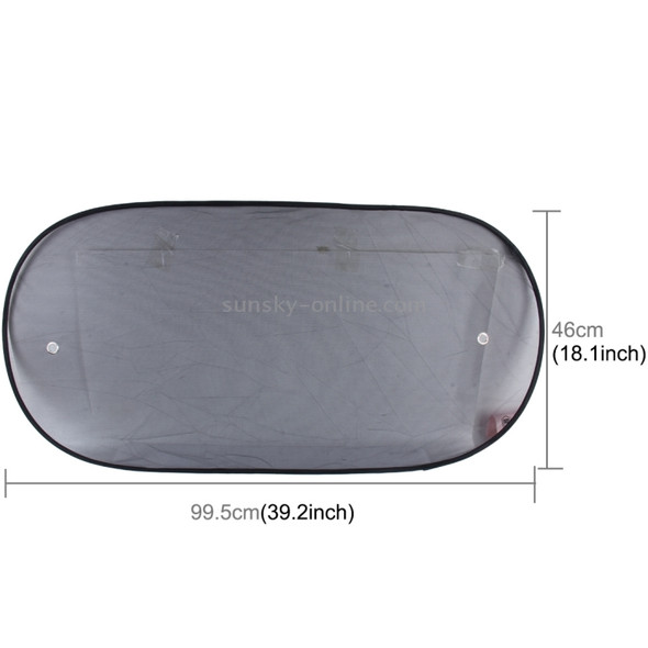 Car Window Foldable Shade for Back Blocks UV Rays with Suction Cups