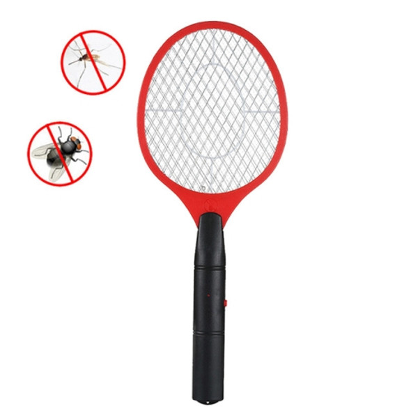 Hand Racket Mosquito Swatter Insect Home Garden Pest Bug Fly Mosquito Zapper Swatter Killer Electric Fly Swatter(Red)