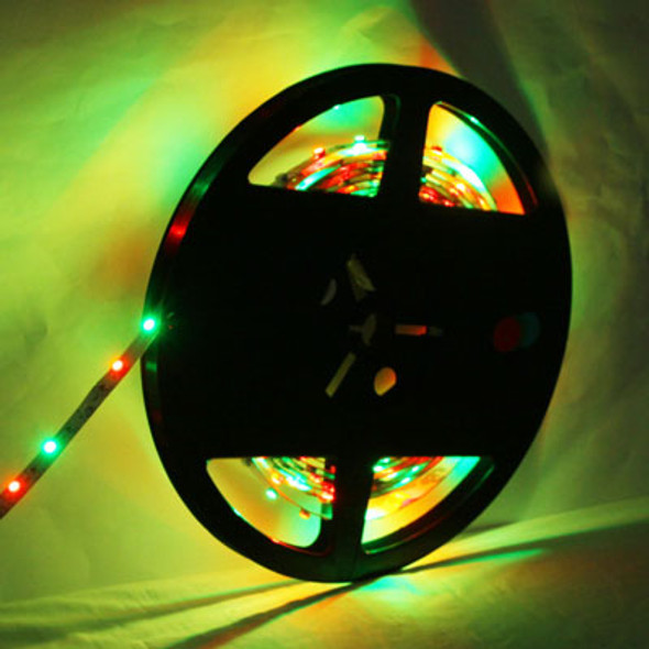 4.8W Bare Board Rope Light, Length: 5m, RGB Light 3528 SMD LED, 60 LED/m, DC 12V(Colorful Light)