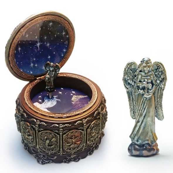 Constellation Luminous Resin Music Box Creative Birthday Gift (Libra)