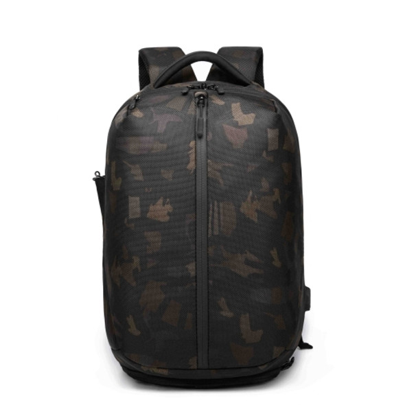 Ozuko 9080 Waterproof Anti-theft Code Lock Double-shoulder Backpack(Camouflage)