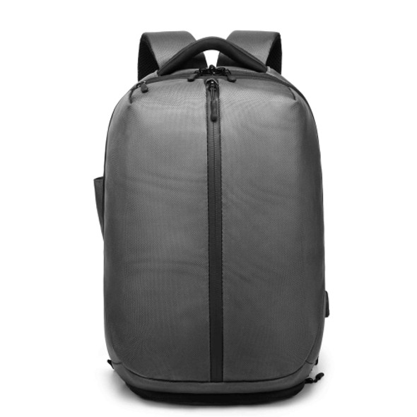 Ozuko 9080 Waterproof Anti-theft Code Lock Double-shoulder Backpack(Grey)