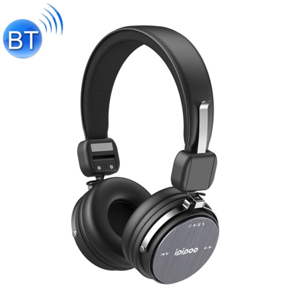 ipipoo EP-2 Foldable Head-mounted Wireless Bluetooth Headset Stereo HiFi Headphones, Support Handsfree, MFB Key(Grey)