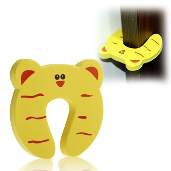 Cartoon Child Safety Gate Card / EVA Door Stopper(Yellow)