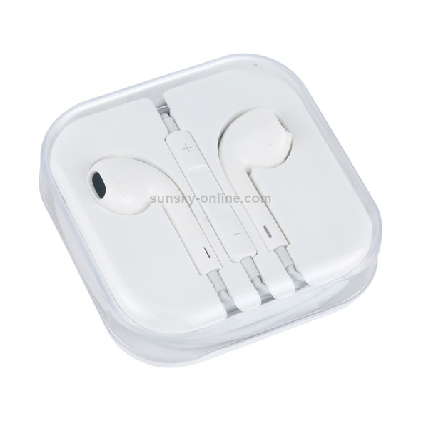 3.5mm Earphones, For iPad, iPhone, Galaxy, Huawei, Xiaomi, LG, HTC and Other Smart Phones(White)