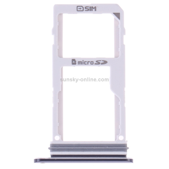 SIM Card Tray + SIM Card Tray / Micro SD Card Tray for LG V30 VS996 LS998U H933 LS998U (Black)
