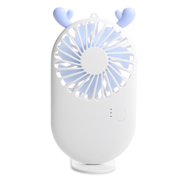 Portable Mini USB Charging Pocket Fan with 3 Speed Control (White)