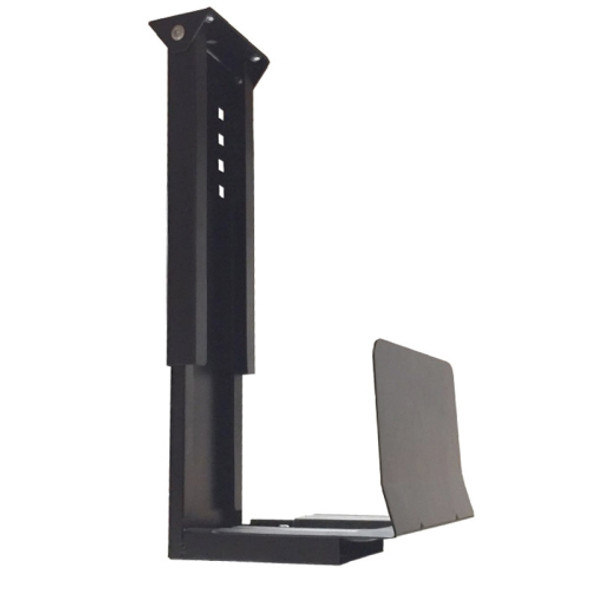 Universal PC Case Holder CPU Stand Hanging Adjustable Computer Mainframe Host Bracket, 300-500mm Height Adjustable, 145-245mm Width Adjustable(Black)