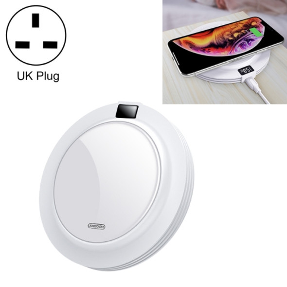 JOYROOM JR-A16 18W Intelligent Fast Wireless Charger, UK Plug(White)