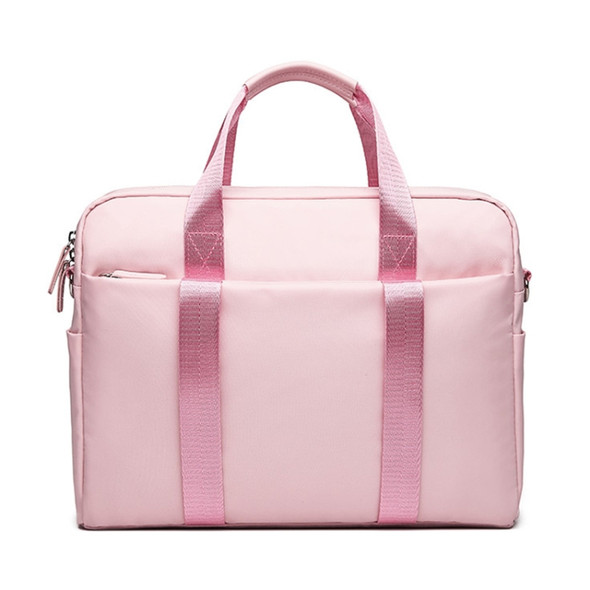 Creative Hanging Belt Silver Laptop Bag, Size: 13.3 Inches (Pink)