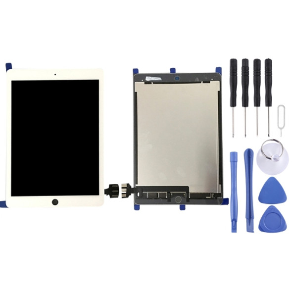 LCD Screen and Digitizer Full Assembly for iPad Pro 9.7 inch / A1673 / A1674 / A1675 (White)