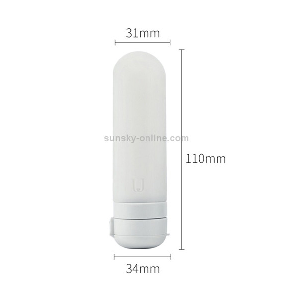 Travel Silicone Dispensing Bottle Travel Cosmetic Lotion Shampoo Bath Dew Cream Skin Care Product Small Bottle(Light Grey)