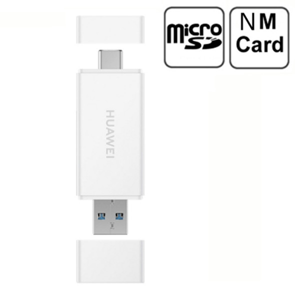 Huawei 2 in 1 USB-C / Type-C + Type-A Interface Card Reader for Micro SD & NM Memory Card