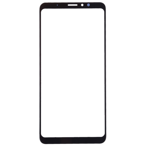 Front Screen Outer Glass Lens for Meizu Note 8 (Black)